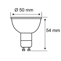 Paulmann 29168 Standard 230V LED Reflektor GU10 750lm 2700K chrom dimmbar