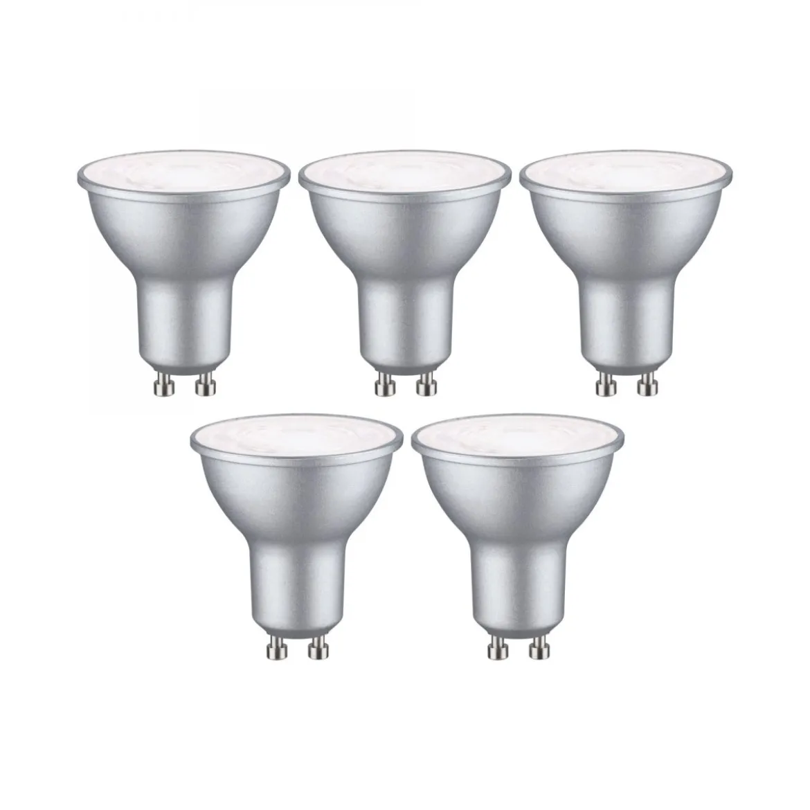 Paulmann 29236 Standard 230V LED Reflektor GU10 5er-Set 460lm 4000K Alu