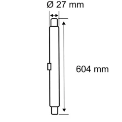 Paulmann 29173 Standard 230V LED Röhre G13 T8 HF 604mm 1200lm 4000K Opal