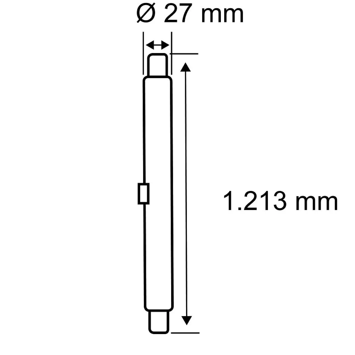 Paulmann 29176 Standard 230V LED Röhre G13 T8 HF 1213mm 2750lm 4000K Opal