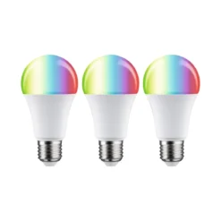 Paulmann 29151 Standard 230V Smart Home Zigbee LED Birne 3er-Pack E27 1055lm RGBW