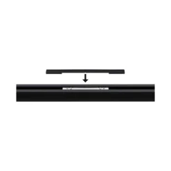 Paulmann 95554 URail Connector-Inlay 125mm Schwarz Kunststoff