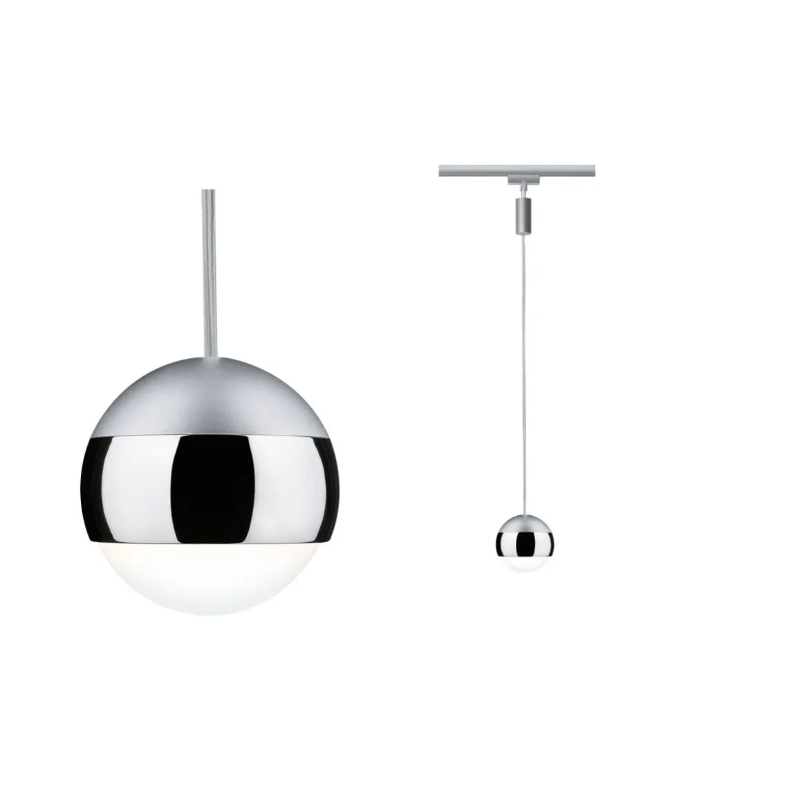 Paulmann 96804 URail LED Pendel Capsule II chrom matt chrom 4000K dimmbar