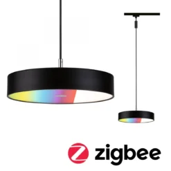 Paulmann 95681 URail LED Pendel Hildor Zigbee RGBW 230V Schwarz matt
