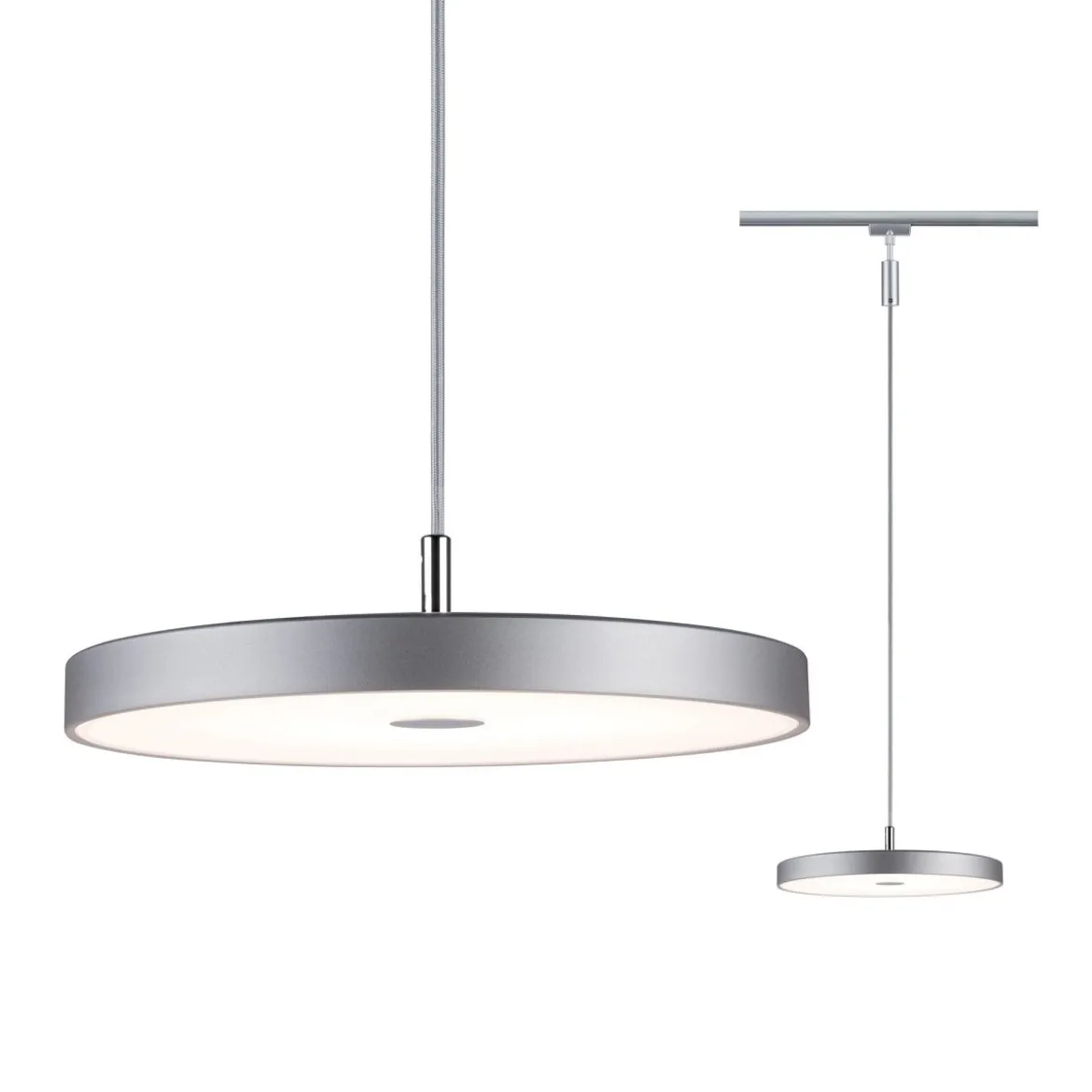 Paulmann 96790 URail LED Pendel Hildor 3000K dimmbar 230V Chrom matt