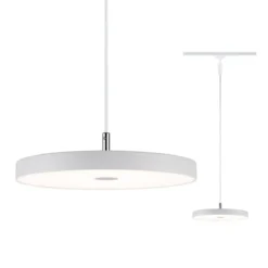 Paulmann 96791 URail LED Pendel Hildor 3000K dimmbar 230V Weiss
