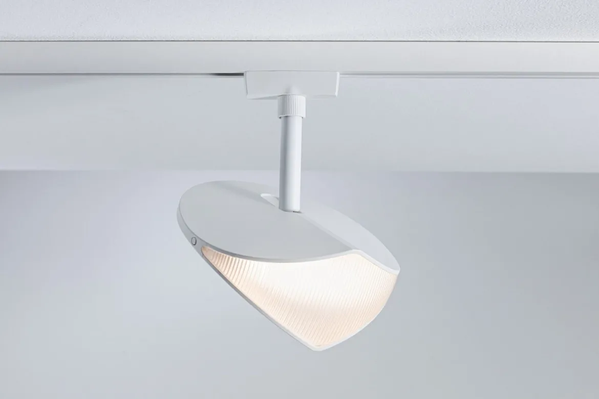 Paulmann 94960 URail LED Schienenspot Alejandro 3000K 3-Step-Dim 230V Signalweiß RAL 9003