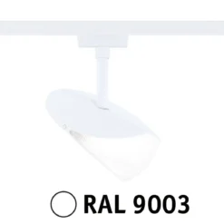 Paulmann 94966 URail LED Schienenspot Alejandro 4000K 3-Step-Dim 230V Signalweiß RAL 9003