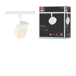 Paulmann 93150 URail LED Schienenspot Circle dimmbar 2700-4000K Signalweiß RAL 9003