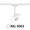 Paulmann 95703 URail LED Schienenspot Circle 3000K 3-Step-Dim 230V Signalweiß