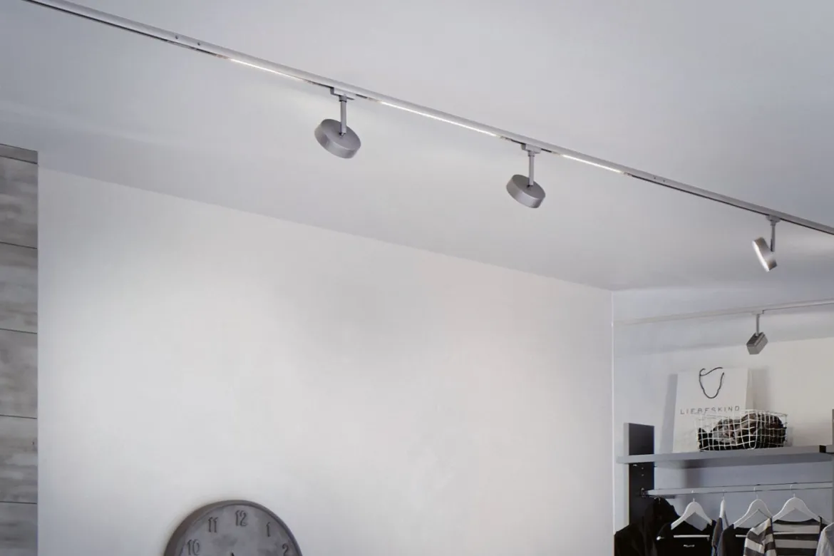 Paulmann 96799 URail LED Schienenspot Circle Chrom matt 4000K dimmbar