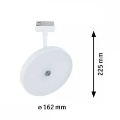 Paulmann 94896 URail LED Schienenspot Hildor 3-Step-Dim 4000K Signalweiß RAL 9003