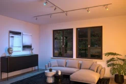 Paulmann 95662 URail LED Schienenspot Luxe Smart Home ZigBee RGBW GU10 230V Chrom matt