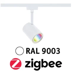 Paulmann 95663 URail LED Schienenspot Luxe Smart Home ZigBee RGBW 230V Signalweiß