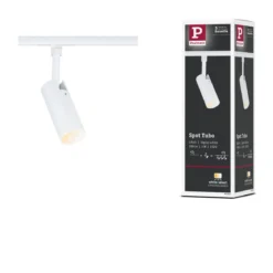 Paulmann 93143 URail LED Schienenspot Tubo 2700-4000K Signalweiß RAL 9003