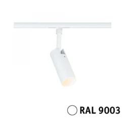 Paulmann 93143 URail LED Schienenspot Tubo 2700-4000K Signalweiß RAL 9003