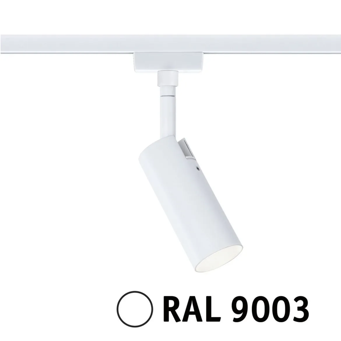 Paulmann 94889 URail LED Schienenspot Tubo 3-Step-Dim 3000K Signalweiß RAL 9003