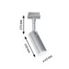 Paulmann 96800 URail LED Schienenspot Tubo chrom matt 4000K 230V