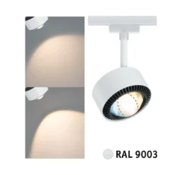 Paulmann 96770 URail LED Spot Aldan White Switch 230V Signalweiß RAL 9003