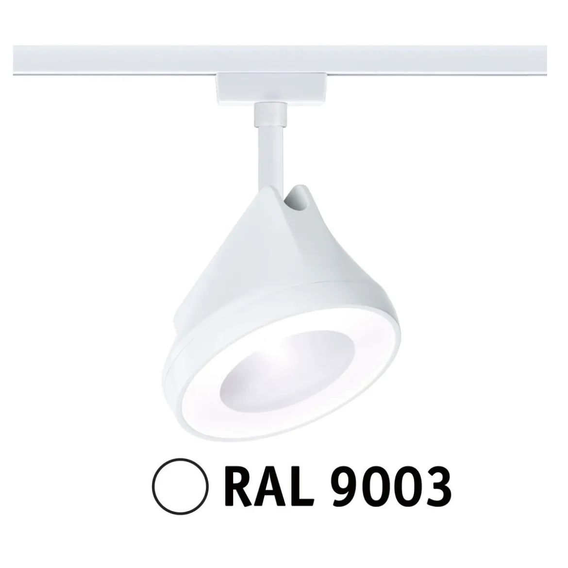 Paulmann 94900 URail LED Spot Arena 4000K dimmbar 230V Signalweiß RAL 9003