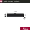 Paulmann 95709 URail Lightbar Ceris Schwarz matt 3000K 3-Step-Dim