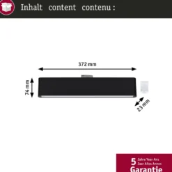Paulmann 95709 URail Lightbar Ceris Schwarz matt 3000K 3-Step-Dim