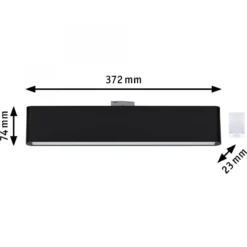 Paulmann 95710 URail Lightbar Ceris Schwarz matt 4000K 3-Step-Dim
