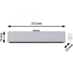 Paulmann 95717 URail Lightbar Zelos Chrom matt 3000K 3-Step-Dim