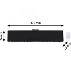 Paulmann 95715 URail Lightbar Zelos Schwarz matt 3000K 3-Step-Dim