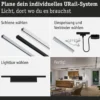 Paulmann 95716 URail Lightbar Zelos Schwarz matt 4000K 3-Step-Dim