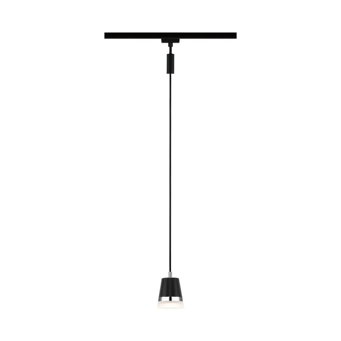 Paulmann 95630 URail Pendel Cone max.10W GU10 230V Schwarz matt