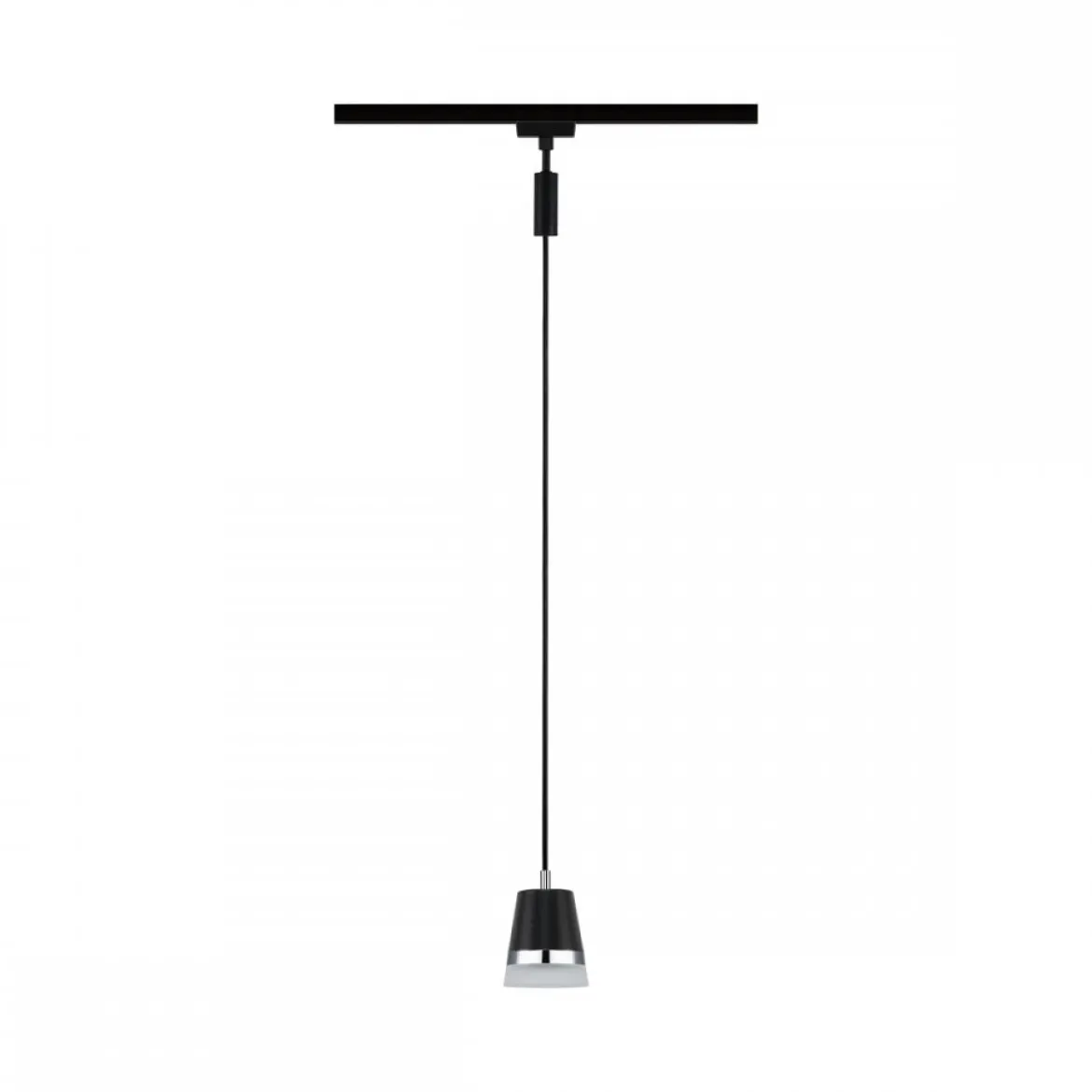 Paulmann 95630 URail Pendel Cone max.10W GU10 230V Schwarz matt