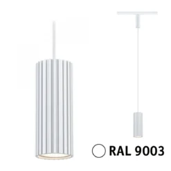 Paulmann 93147 URail Pendel Lirena Signalweiß max.10W GU10