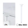 Paulmann 95654 URail Schienen Abhängung Schiene 105mm Signalweiß RAL 9003