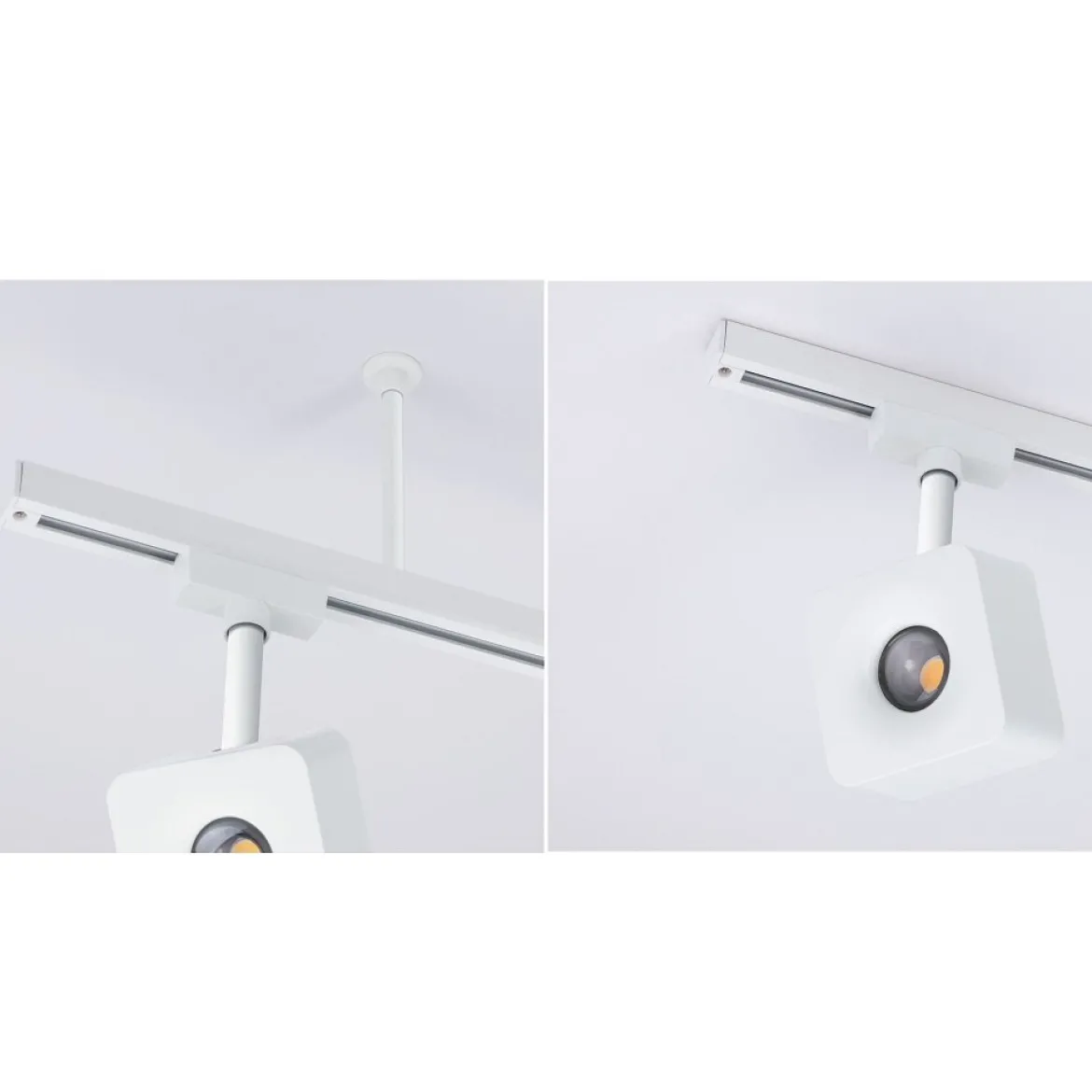 Paulmann 95654 URail Schienen Abhängung Schiene 105mm Signalweiß RAL 9003