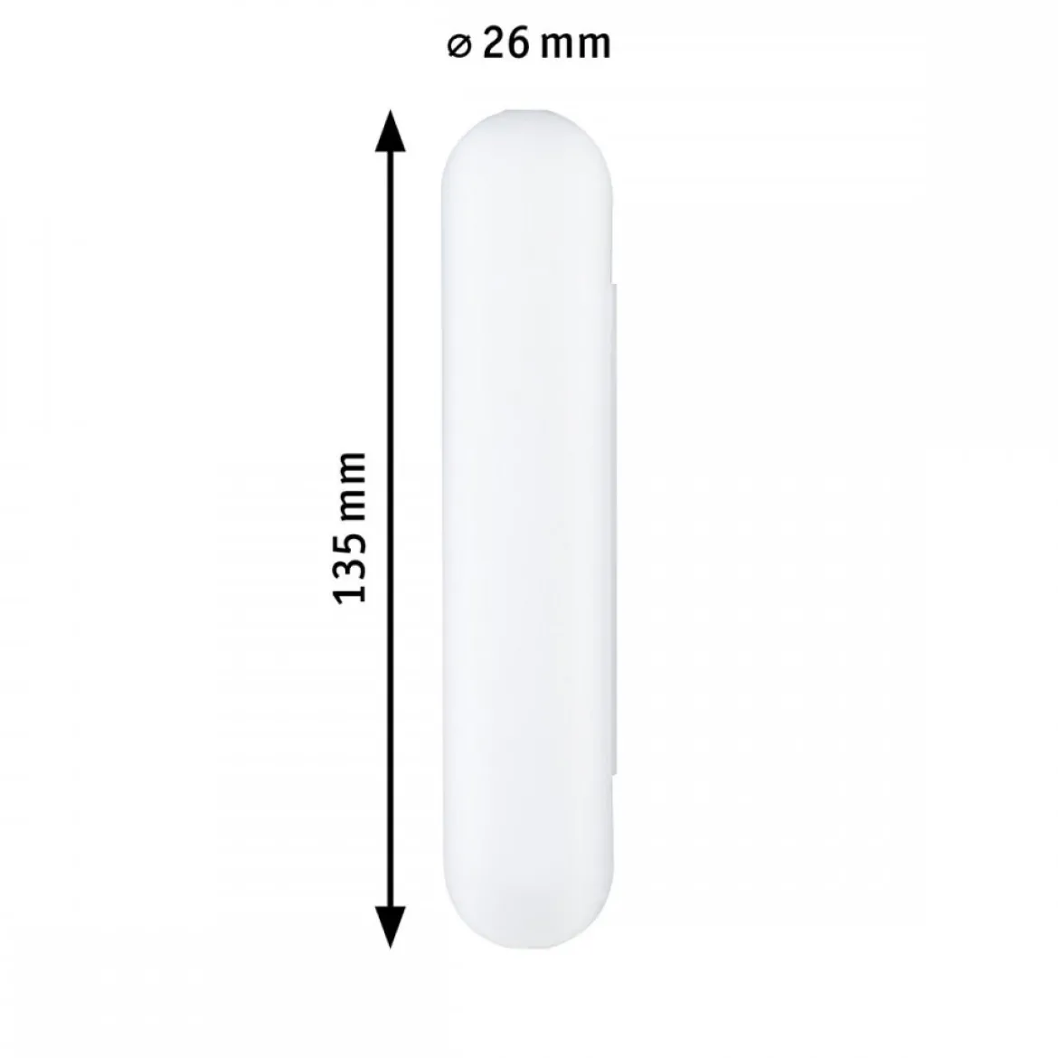 Paulmann 95656 URail Schienen Pendeladapter kürzbar Signalweiß RAL 9003