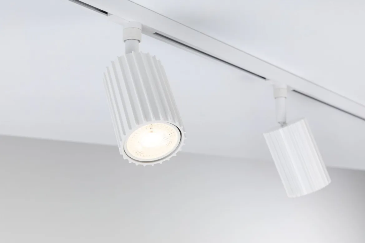 Paulmann 93149 URail Schienenspot Lirena Signalweiss max.10W GU10