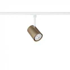 Paulmann 94916 URail Schienenspot Luxe GU10 max. 10W 230V Gold matt Signalweiß