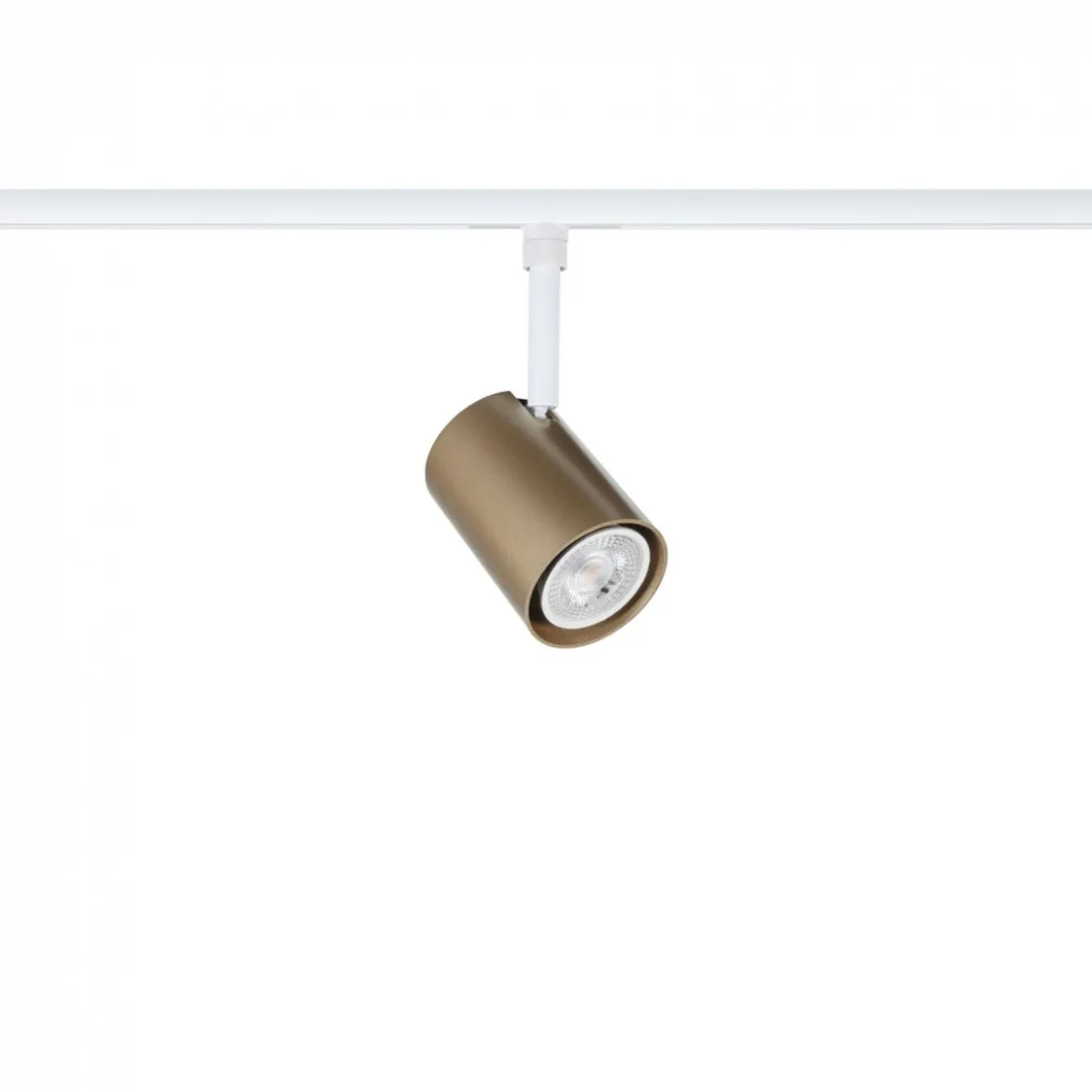 Paulmann 94916 URail Schienenspot Luxe GU10 max. 10W 230V Gold matt Signalweiß