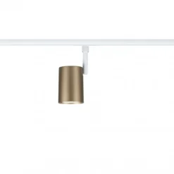 Paulmann 94916 URail Schienenspot Luxe GU10 max. 10W 230V Gold matt Signalweiß