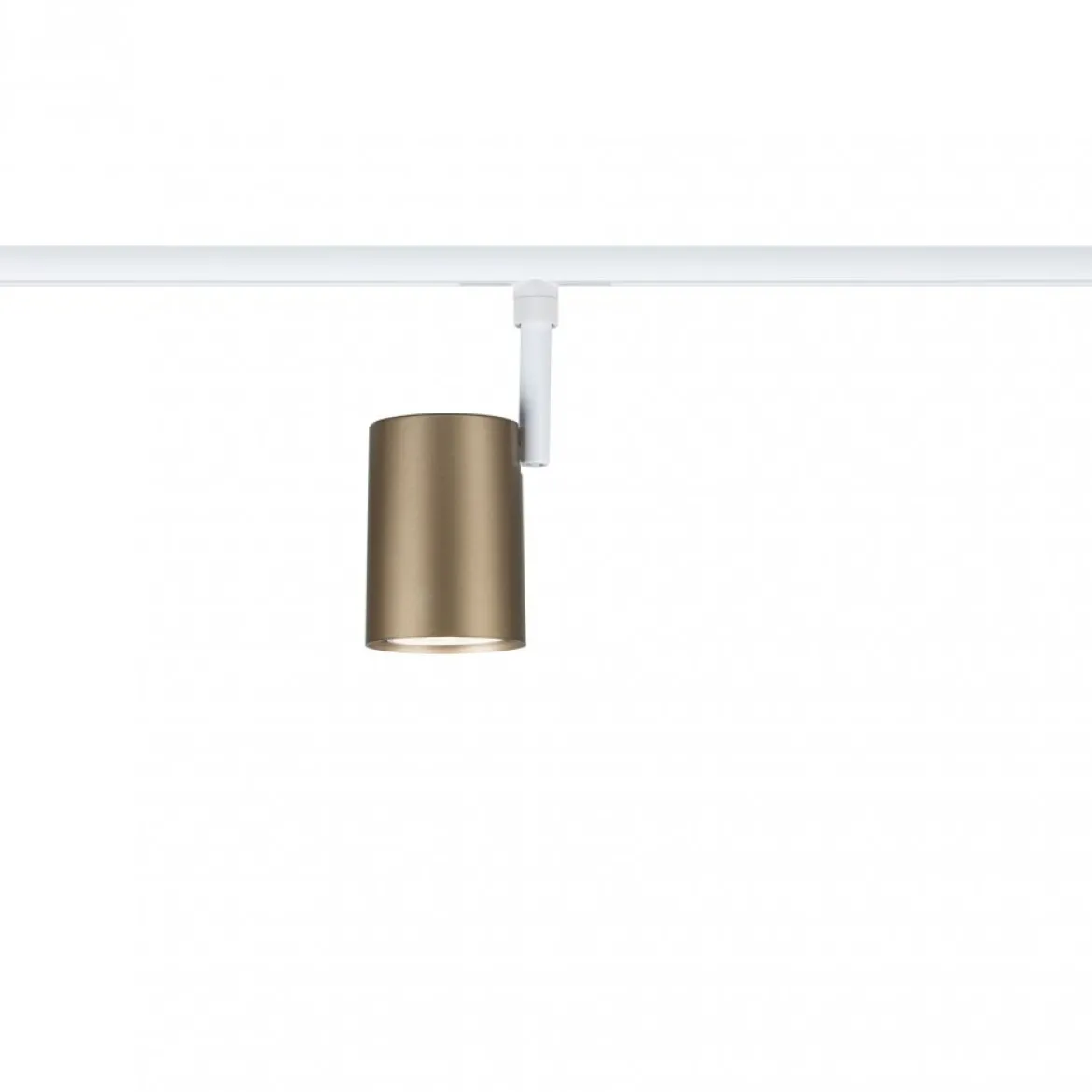 Paulmann 94916 URail Schienenspot Luxe GU10 max. 10W 230V Gold matt Signalweiß