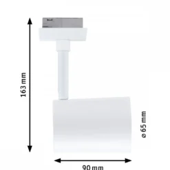 Paulmann 95632 URail Schienenspot Luxe GU10 max. 10W 230V Signalweiß RAL 9003