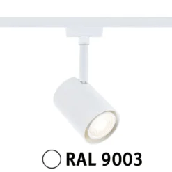 Paulmann 95632 URail Schienenspot Luxe GU10 max. 10W 230V Signalweiß RAL 9003