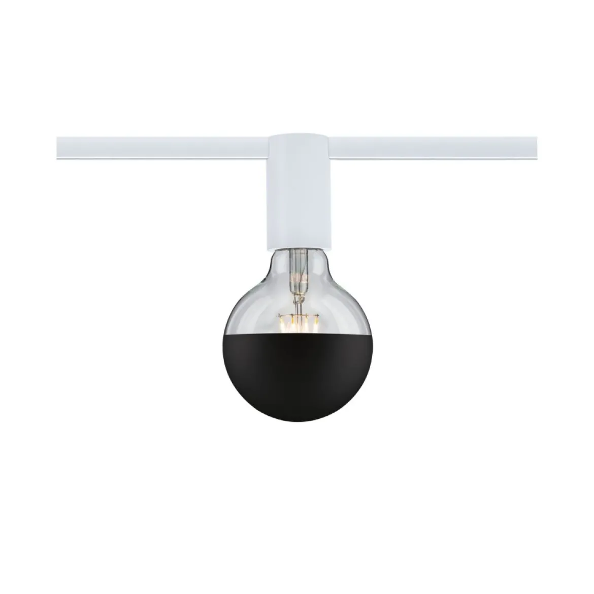 Paulmann 95702 URail Schienenspot Socket E27 max. 20W dimmbar 230V Signalweiß