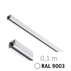 Paulmann 95637 URail Schienensystem Schiene 10cm 230V Signalweiß RAL 9003