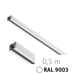 Paulmann 95638 URail Schienensystem Schiene 50cm 230V Signalweiß RAL 9003