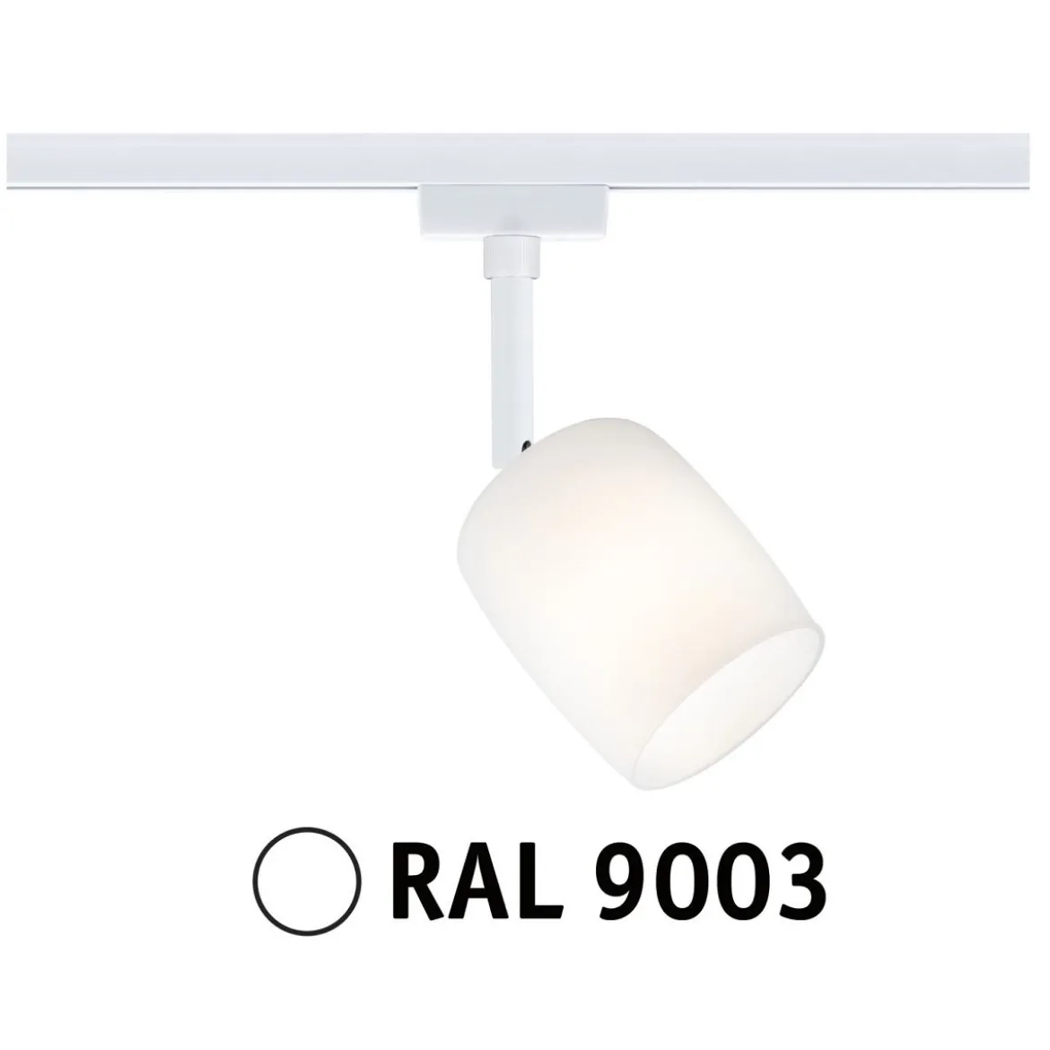 Paulmann 94881 URail Spot Blossom G9 max. 10W dimmbar 230V Signalweiß RAL 9003