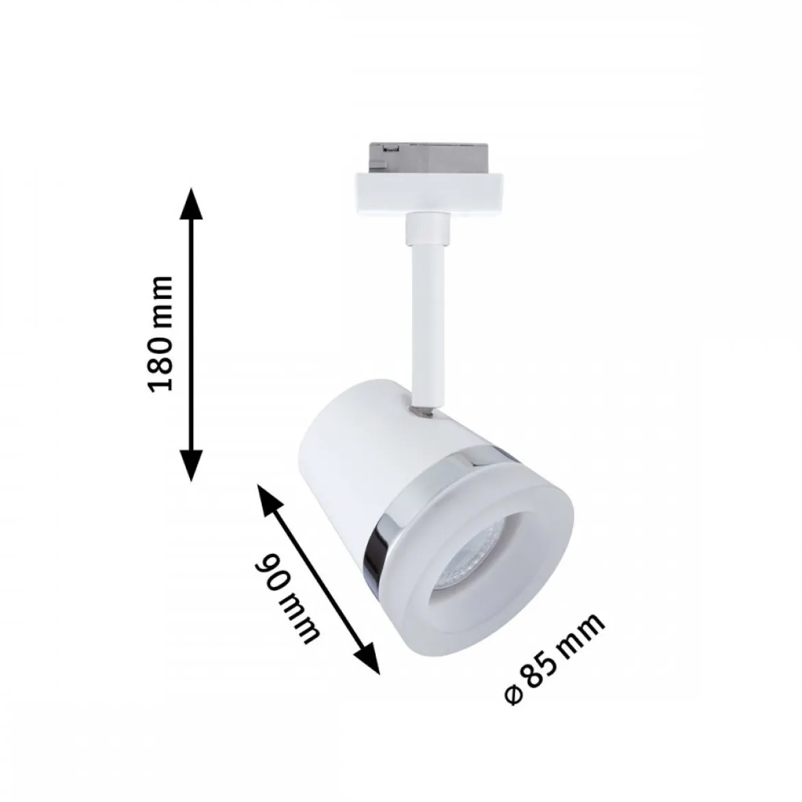 Paulmann 94884 URail Spot Cone GU10 230V Signalweiß RAL 9003