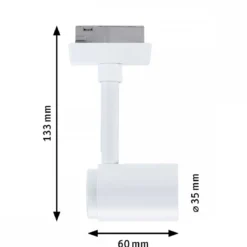 Paulmann 95620 URail Spot Runa GU10 max. 10W 230V Signalweiß RAL 9003