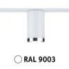 Paulmann 94883 URail Spot Tube GU10 230V Signalweiß RAL 9003